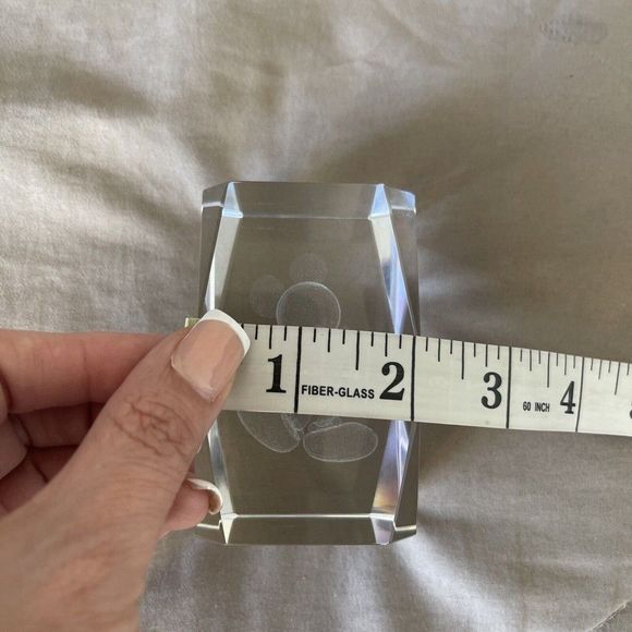 Disneyland Collection Disney Mickey Mouse 3D Laser Etched Hologram Crystal Cube - Picture 9 of 12